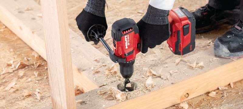 Visseuse-perceuse sans fil SF 6-A22 Visseuse-perceuse sans fil 22 V avec contrôle anti-torsion et embrayage électronique pour une utilisation universelle dans le bois, le métal et autres matériaux Applications 1
