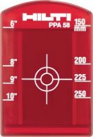 Plaquette-cible PPA 58 (CM/IN) 