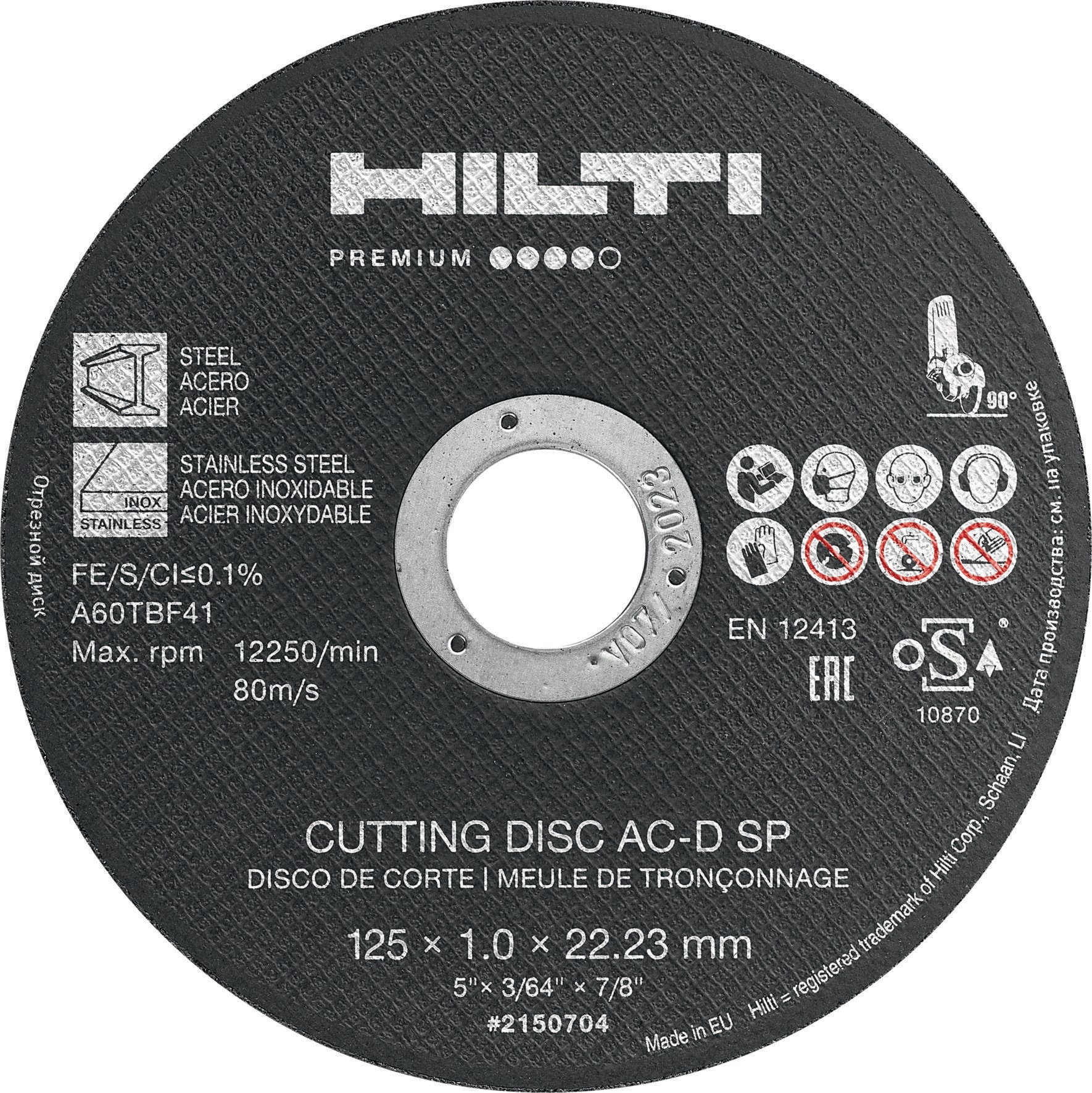 Lot De 5 Disques à Couper Métal Kobalt - 3" X 1/16" - Pour Meuleuse D'angle - 0245832