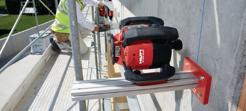 Niveau laser rotatif extérieur PR 30-HVS A12 Laser rotatif d'extérieur avec fonctions automatiques d'alignement vertical et d'indication de la pente sur cadran Applications 1