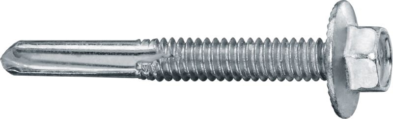 Vis métalliques autoperceuses S-MD 25 Z Vis autoperceuse (acier au carbone zingué) avec bride integrée pour des fixations de métal-a métal épais (jusqu'à 15 mm)