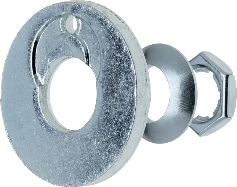 Rondelle de remplissage (acier au carbone) Utilisée pour remplir l'espace annulaire dans les chevilles mécaniques et chimiques (acier au carbone)