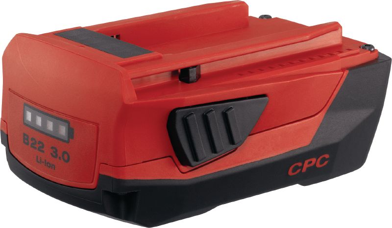 Batterie 22 V B22 3.0 Batterie Li-ion 22 V 3,0 Ah haute puissance, compacte
