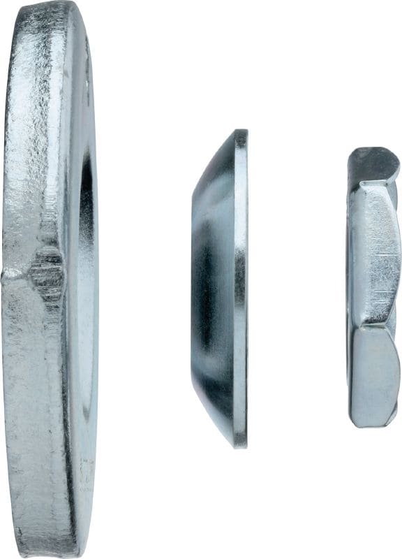 Rondelle de remplissage (acier au carbone) Utilisée pour remplir l'espace annulaire dans les chevilles mécaniques et chimiques (acier au carbone)