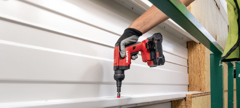 Visseuse sans fil pour le métal ST 2000-22 Visseuse sans fil pour le métal, légère et plus puissante, conçue pour les travaux de fixation intensifs Applications 1