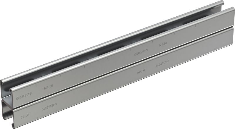 Rail de supportage double MT-50D Rail de supportage double dos à dos