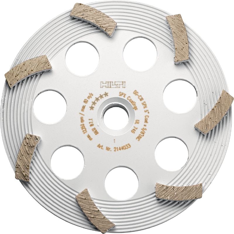 Meule diamant SPX pour le retrait de revêtements (pour DG/DGH 150) Meule diamant Ultimate pour la ponceuse diamant DG/DGH 150 – pour l'élimination des revêtements fins tels que la peinture et l'adhésif