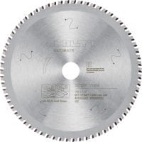 Lame de scie circulaire X-Cut Thin pour l'acier et l'acier inoxydable Lame de scie circulaire haute performance avec dents en carbure pour couper plus vite et plus longtemps dans la tôle d'acier et d'acier inoxydable