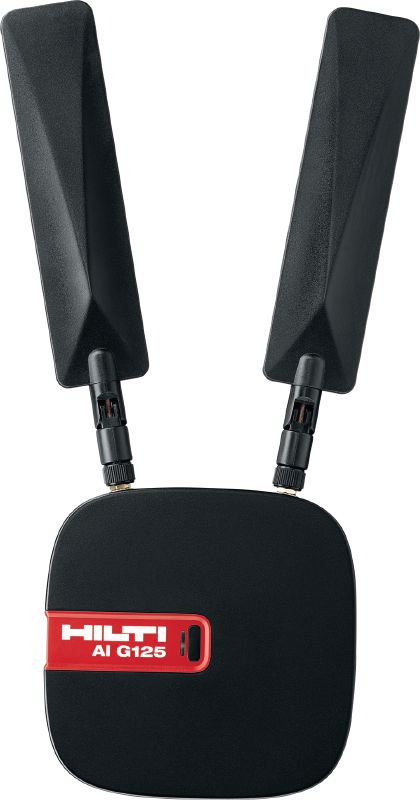 Borne Bluetooth® AI G125 Passerelle d'inventaire d'entrepôt, offrant une solution tout-en-un pour le suivi et la gestion des équipements d'entrepôt (Hilti ON!Track)
