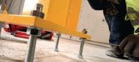 Tige d'ancrage HIT-Z Tige d'ancrage très haute performance pour les résines époxy / hybrides à injection (acier au carbone) Applications 4