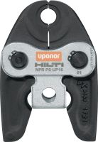 Mâchoire de sertisseuse NPR PS UP Mâchoires de sertisseuse pour raccords à sertir Uponor S-Press® / S-Press Plus® jusqu'à 50 mm. Compatibles avec les sertisseuses NPR 32 Hilti.