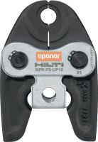 Mâchoire de sertisseuse NPR PS UP Mâchoires de sertisseuse pour raccords à sertir Uponor S-Press® / S-Press Plus® jusqu'à 50 mm. Compatibles avec les sertisseuses NPR 32 Hilti.