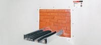 Brique coupe-feu CFS-BL Briques coupe-feu préformées pour obstruer les passages de câbles Applications 1