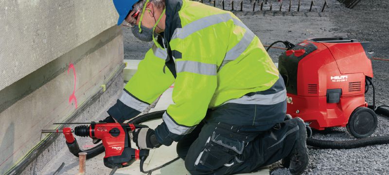 Perforateur TE 30-AVR Perforateur SDS Plus (TE-C) puissant pour le forage et le piquage correctif dans le béton, équipé du système de réduction active des vibrations (AVR) Applications 1