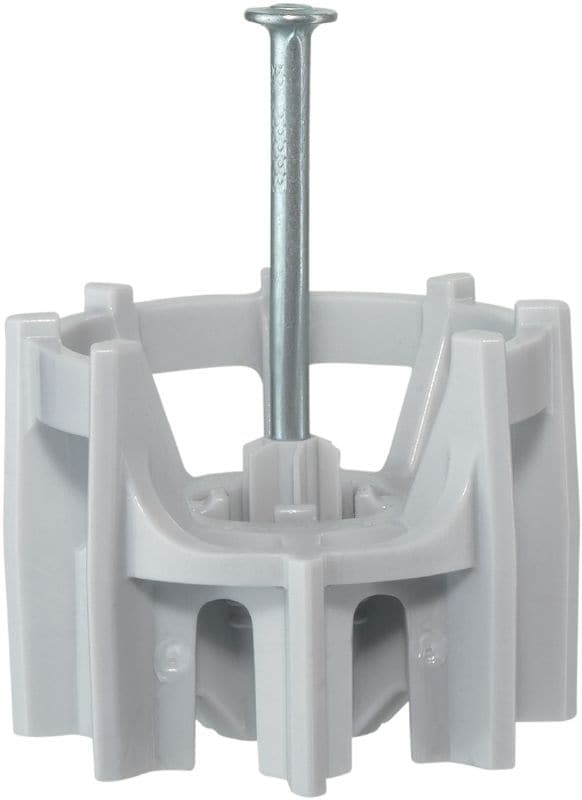 Positionneur de coffrage avec clou X-FS C Positionneur de banche pour la mise en place de coffrage sur des fondations en béton
