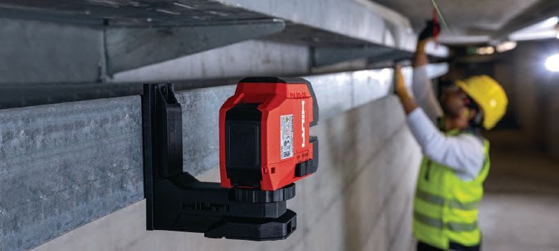 Laser ligne transversal et vertical de haute précision PM 20-CGE Laser combiné à faisceau vert de haute précision avec 2 lignes et 4 points pour l'aplomb, le nivellement, l'alignement et l'équerrage Applications 1