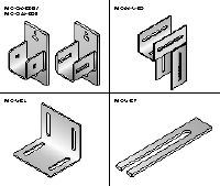MIC Éléments de liaison galvanisés à chaud (GAC) pour l'installation flexible de poutres de séparation horizontale dans les cages d'ascenseurs