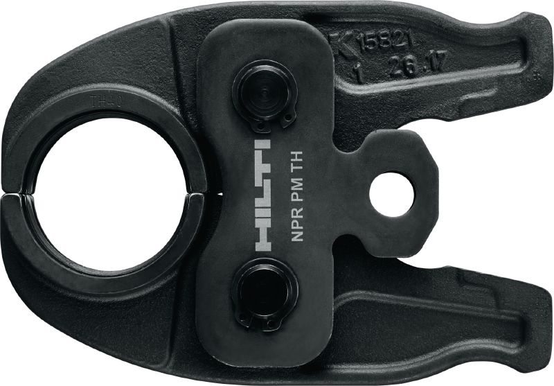 Mâchoire de sertisseuse NPR PM TH Mâchoires de sertisseuse pour raccords à empreinte TH jusqu'à 40 mm. Compatible avec la sertisseuse NPR 19-A Hilti