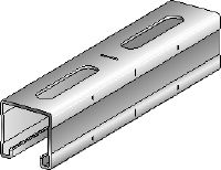 MQ-41-HDG plus Double rail de supportage MQ galvanisé à chaud (GAC plus) destiné aux applications pour charges moyennes