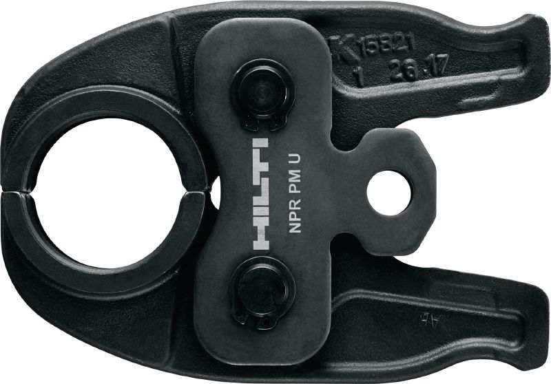 Mâchoire de sertisseuse NPR PM U Mâchoires de sertisseuse pour raccords à empreinte U jusqu'à 40 mm. Compatible avec la sertisseuse NPR 19-A Hilti.