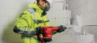 Marteau piqueur TE 500 SDS-Max Burineur SDS Max (TE-Y) robuste pour burinage léger dans le béton et la maçonnerie Applications 2