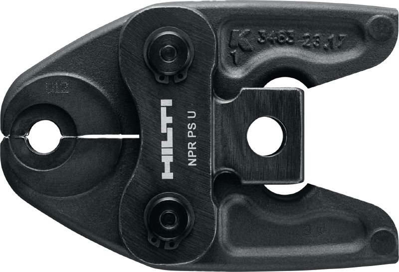 Mâchoire de sertisseuse NPR PS U Mâchoires de sertisseuse pour raccords à empreinte U jusqu'à 50 mm. Compatible avec tous les outils de sertissage de tubes NPR 32-A.