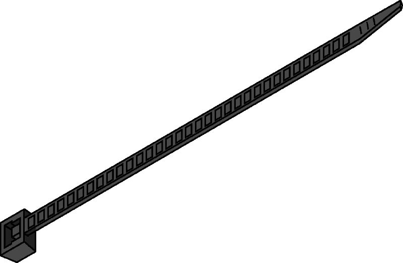 Collier de serrage ECT-GR Collier de serrage gris recommandé pour une utilisation en intérieur