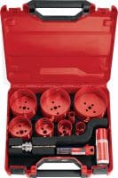 Kit de scies cloches HS-MU Jeu de scies cloches bimétalliques MultiCut pour découpe de trous dans divers matériaux