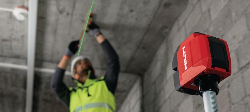 Laser ligne vert PM 2-LG Laser ligne vert avec 2 faisceaux haute visibilité pour le nivellement et l'alignement Applications 1