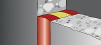 Mastic coupe-feu en silicone CP 601s Ce mastic à base de silicone offre un mouvement maximal aux joints et aux passages de tuyaux respectant un certain degré de résistance au feu Applications 1