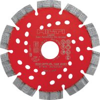 Disque diamant universel SPX-SL Disque diamant Ultimate à technologie Equidist pour le rainurage dans différents matériaux support