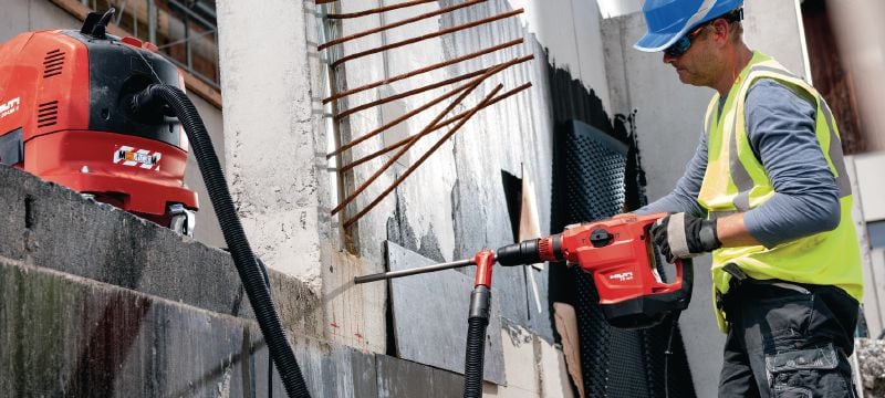Perforateur TE 60-AVR Perforateur SDS Max (TE-Y) polyvalent et puissant pour le forage et le burinage du béton, équipé du système de réduction active des vibrations (AVR) Applications 1