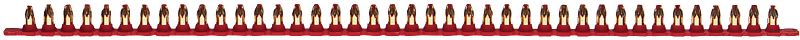 Cartouches de poudre 6.8/18 M40 DX 9 ENP Clean-Tec (longues) Cartouches en bande Clean-Tec longues de calibre .27 à utiliser avec des cloueurs à poudre pour la fixation de panneaux métalliques