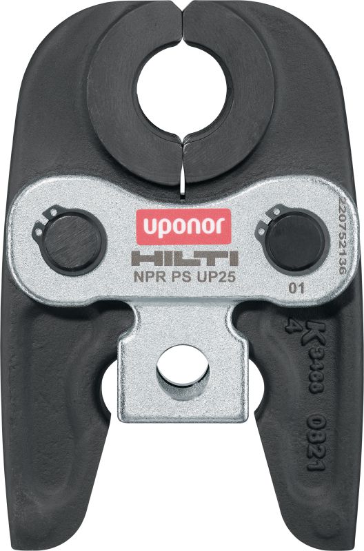 Mâchoire de sertisseuse NPR PS UP Mâchoires de sertisseuse pour raccords à sertir Uponor S-Press® / S-Press Plus® jusqu'à 50 mm. Compatibles avec les sertisseuses NPR 32 Hilti.