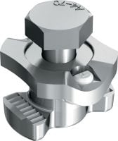 Connecteur MQN-R Bouton d'assemblage de rails en acier inoxydable (A4) pour le raccordement des éléments avec une ouverture papillon