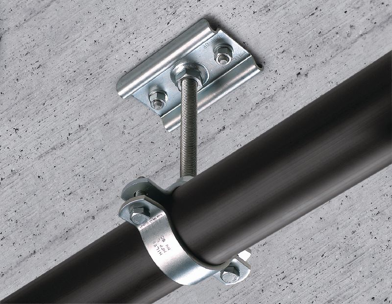 Collier point fixe MFP-L-F pour charges légères Attache pour tubes de point fixe galvanisée à chaud de haute qualité pour une performance maximale dans les applications d'installation de tubes pour charges légères Applications 1
