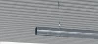 Crochet de tablier MW-DH Crochet de plaque trapézoïdale pour suspendre les systèmes de suspension à câble métallique MW sur un tablier métallique Applications 1