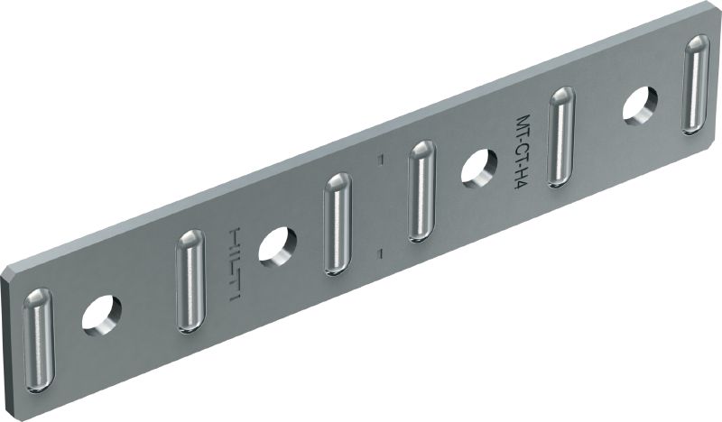 Plaque éclisse MT-CT-H4 pour rails de supportage Connecteur plat utilisé comme extension longitudinale pour les rails MT