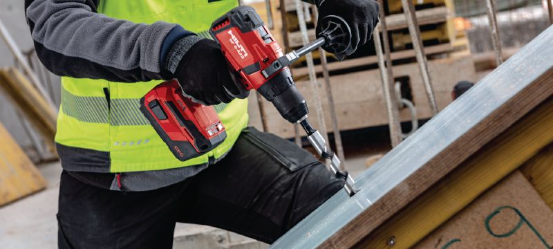 Visseuse-perceuse sans fil SF 6-A22 Visseuse-perceuse sans fil 22 V avec contrôle anti-torsion et embrayage électronique pour une utilisation universelle dans le bois, le métal et autres matériaux Applications 1