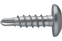 Vis métalliques autoperceuses S-MD 01 LPS Vis à tête cylindrique autoperceuse (acier inoxydable A2) sans rondelle pour les fixations de métal sur métal d'épaisseur faible (jusqu'à 4 mm)