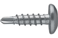 Vis métalliques autoperceuses S-MD 01 LPS Vis à tête cylindrique autoperceuse (acier inoxydable A2) sans rondelle pour les fixations de métal sur métal d'épaisseur faible (jusqu'à 4 mm)