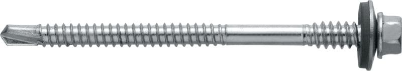 Vis autoperceuses pour panneaux sandwich S-CD 53 S Vis pour panneau sandwich (acier inoxydable A2) avec rondelle de 16 mm et filetage de maintien pour les structures de base en acier fines (jusqu'à 6 mm)