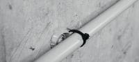 Support de collier de serrage X-ECT MX Étrier attache-câble/conduit à utiliser avec les clous en bande-chargeur Applications 5