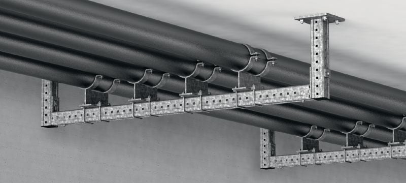 Connecteur MIC-UH Élément de liaison galvanisé à chaud (GAC) standard pour la fixation des poutrelles MI les unes aux autres Applications 1