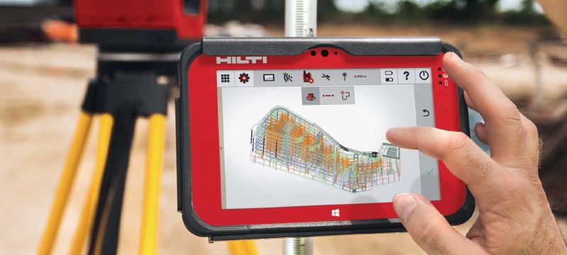 Tablette d'implantation PLC 400 Tablette de terrain robuste pour les applications d'implantation Applications 1