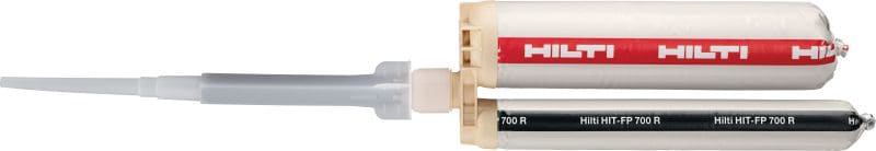 Mortier de scellement injectable à base de ciment HIT-FP 700 R Mortier de scellement injectable à base de ciment résistant au feu pour connexions structurelles de fers d'armature résistantes au feu