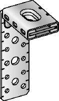 Support de ventilation MVA-LC Équerre galvanisée pour gaine de ventilation destinée à la fixation ou la suspension de conduits de ventilation