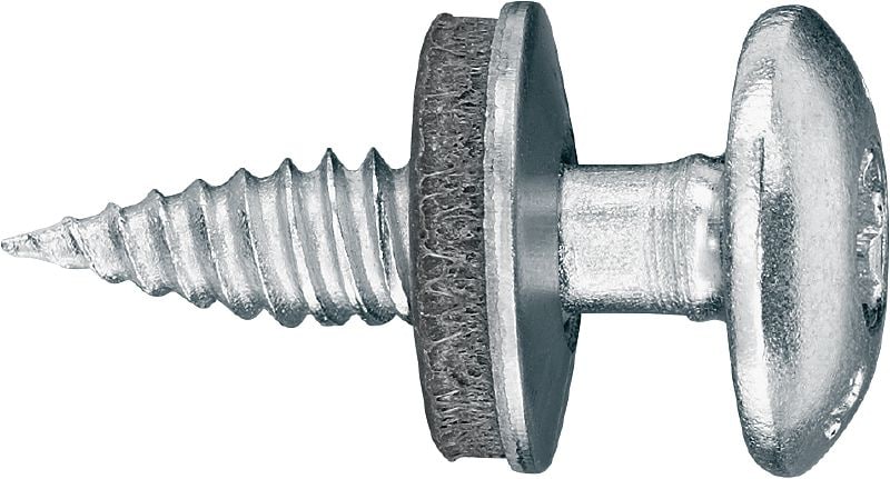 Vis autoperceuses pour tôles S-MS 31PS Vis autoperceuse (acier inoxydable A2) avec rondelle pour la fixation sans copeaux de bacs acier minces (jusqu'à 2 x 1,0 mm)