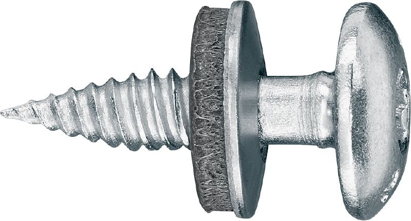 Vis autoperceuses pour tôles S-MS 31PS Vis autoperceuse (acier inoxydable A2) avec rondelle pour la fixation sans copeaux de bacs acier minces (jusqu'à 2 x 1,0 mm)