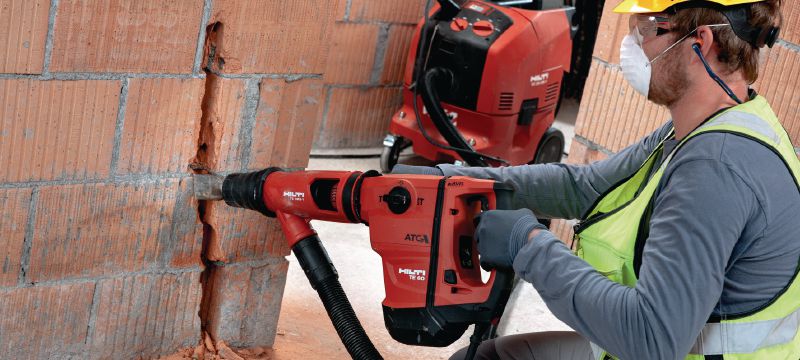 Perforateur TE 60-ATC-AVR Perforateur SDS Max (TE-Y) polyvalent et puissant pour le forage et le burinage dans le béton avec système de réduction active des vibrations (AVR) et système anti-torsion (ATC) Applications 1
